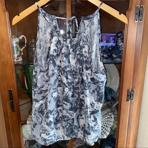 Fabletics Tank Top Rayon Gray M - Picture 3 of 5